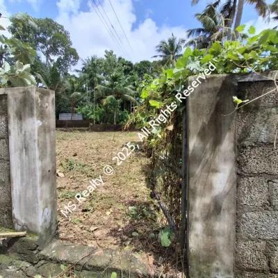 Riverside 12.5 Cents of Scenic CRZ-III Land at Thattampady, North Paravur for Sale in Manjaly