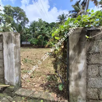 Riverside 12.5 Cents of Scenic CRZ-III Land at Thattampady, North Paravur for Sale in Manjaly