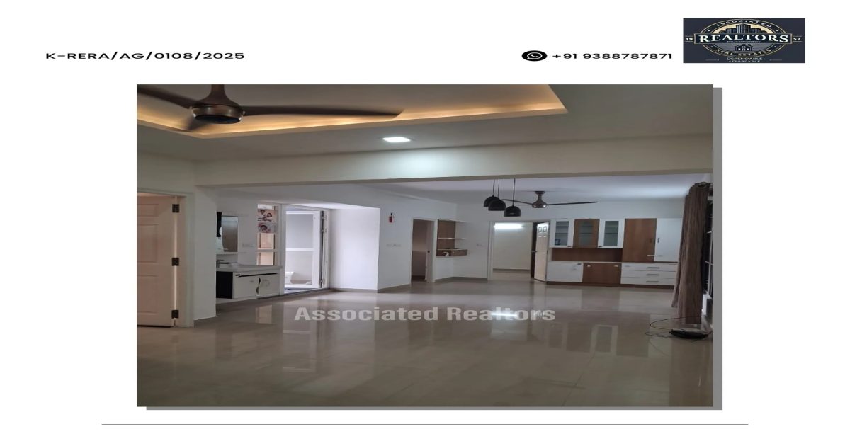 Fully Furnished 2BHK Flat in Edappally, Ernakulam For Sale