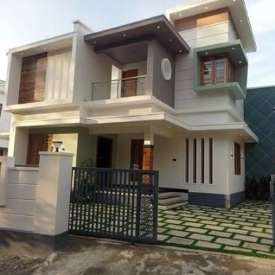 6 cents of land and an 1800 sq. ft. 4BHK house at Patham Mile Kolenchery for sale in Kolenchery