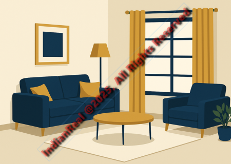 Fully furnished 3BHK flat available for rent at Marine Drive, Ernakulam 50000